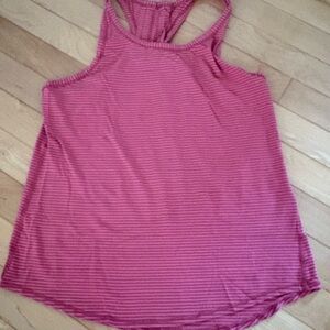 Lululemon Striped Pink Women's Tank Top
